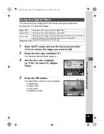 Предварительный просмотр 127 страницы Pentax 16186 - Optio E80 Digital Camera Operating Manual