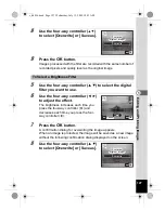 Предварительный просмотр 129 страницы Pentax 16186 - Optio E80 Digital Camera Operating Manual