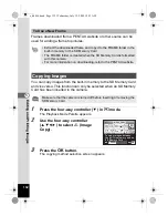 Предварительный просмотр 134 страницы Pentax 16186 - Optio E80 Digital Camera Operating Manual