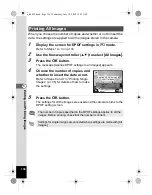 Предварительный просмотр 138 страницы Pentax 16186 - Optio E80 Digital Camera Operating Manual