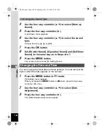 Предварительный просмотр 142 страницы Pentax 16186 - Optio E80 Digital Camera Operating Manual