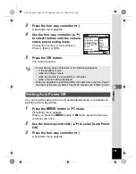 Предварительный просмотр 153 страницы Pentax 16186 - Optio E80 Digital Camera Operating Manual