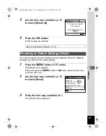 Предварительный просмотр 155 страницы Pentax 16186 - Optio E80 Digital Camera Operating Manual