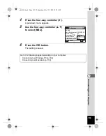 Предварительный просмотр 165 страницы Pentax 16186 - Optio E80 Digital Camera Operating Manual