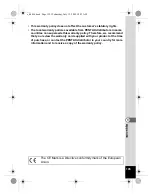 Предварительный просмотр 197 страницы Pentax 16186 - Optio E80 Digital Camera Operating Manual