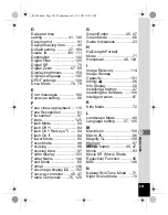 Предварительный просмотр 203 страницы Pentax 16186 - Optio E80 Digital Camera Operating Manual