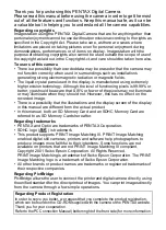 Preview for 2 page of Pentax 17103 - Optio M50 Digital Camera Operating Manual