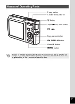 Preview for 19 page of Pentax 17103 - Optio M50 Digital Camera Operating Manual