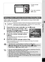 Preview for 79 page of Pentax 17103 - Optio M50 Digital Camera Operating Manual