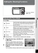 Preview for 89 page of Pentax 17103 - Optio M50 Digital Camera Operating Manual