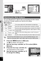 Preview for 96 page of Pentax 17103 - Optio M50 Digital Camera Operating Manual