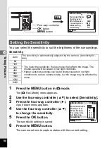 Preview for 100 page of Pentax 17103 - Optio M50 Digital Camera Operating Manual