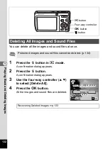 Preview for 134 page of Pentax 17103 - Optio M50 Digital Camera Operating Manual