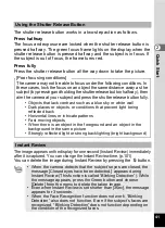 Preview for 43 page of Pentax 17116 - Optio M50 8MP Digital Camera Operating Manual