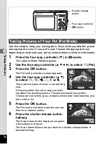 Предварительный просмотр 72 страницы Pentax 17116 - Optio M50 8MP Digital Camera Operating Manual