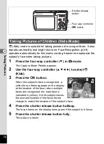 Preview for 74 page of Pentax 17116 - Optio M50 8MP Digital Camera Operating Manual