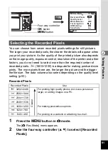 Preview for 93 page of Pentax 17116 - Optio M50 8MP Digital Camera Operating Manual