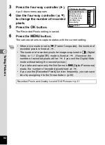 Preview for 94 page of Pentax 17116 - Optio M50 8MP Digital Camera Operating Manual