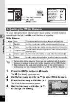 Preview for 96 page of Pentax 17116 - Optio M50 8MP Digital Camera Operating Manual