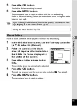 Preview for 97 page of Pentax 17116 - Optio M50 8MP Digital Camera Operating Manual