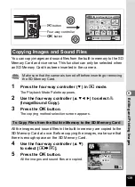 Preview for 141 page of Pentax 17116 - Optio M50 8MP Digital Camera Operating Manual