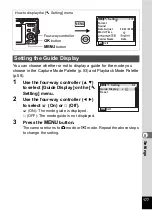 Preview for 179 page of Pentax 17116 - Optio M50 8MP Digital Camera Operating Manual