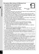 Preview for 32 page of Pentax 17191 - Optio V20 Digital Camera Operating Manual