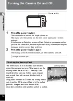 Preview for 36 page of Pentax 17191 - Optio V20 Digital Camera Operating Manual