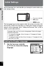 Preview for 38 page of Pentax 17191 - Optio V20 Digital Camera Operating Manual