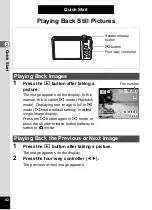 Preview for 44 page of Pentax 17191 - Optio V20 Digital Camera Operating Manual