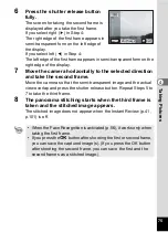 Preview for 77 page of Pentax 17191 - Optio V20 Digital Camera Operating Manual