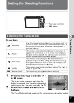 Preview for 89 page of Pentax 17191 - Optio V20 Digital Camera Operating Manual