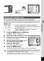 Preview for 95 page of Pentax 17191 - Optio V20 Digital Camera Operating Manual