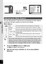 Preview for 96 page of Pentax 17191 - Optio V20 Digital Camera Operating Manual