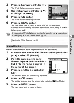 Preview for 97 page of Pentax 17191 - Optio V20 Digital Camera Operating Manual