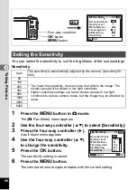 Preview for 100 page of Pentax 17191 - Optio V20 Digital Camera Operating Manual