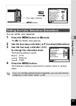 Preview for 105 page of Pentax 17191 - Optio V20 Digital Camera Operating Manual