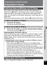 Preview for 117 page of Pentax 17191 - Optio V20 Digital Camera Operating Manual