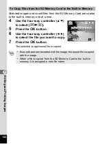 Preview for 142 page of Pentax 17191 - Optio V20 Digital Camera Operating Manual