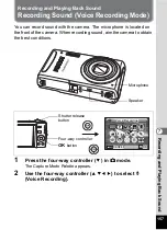 Preview for 159 page of Pentax 17191 - Optio V20 Digital Camera Operating Manual