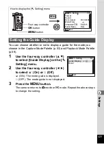 Preview for 179 page of Pentax 17191 - Optio V20 Digital Camera Operating Manual