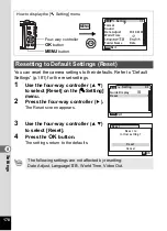 Preview for 180 page of Pentax 17191 - Optio V20 Digital Camera Operating Manual