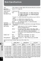 Preview for 196 page of Pentax 17191 - Optio V20 Digital Camera Operating Manual