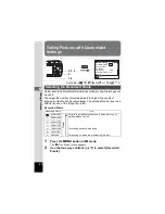 Предварительный просмотр 64 страницы Pentax 17216 - Optio E50 Digital Camera Operating Manual