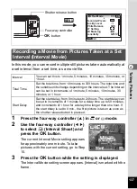 Preview for 139 page of Pentax 17231 - Optio W60 - Digital Camera Operating Manual