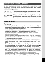 Preview for 3 page of Pentax 17296 - Optio E60 Digital Camera Operating Manual