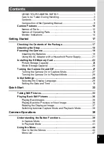 Preview for 7 page of Pentax 17296 - Optio E60 Digital Camera Operating Manual