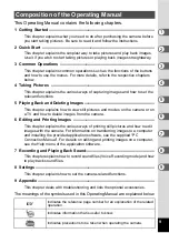 Preview for 11 page of Pentax 17296 - Optio E60 Digital Camera Operating Manual