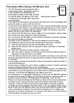 Preview for 27 page of Pentax 17296 - Optio E60 Digital Camera Operating Manual