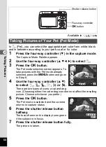 Preview for 62 page of Pentax 17296 - Optio E60 Digital Camera Operating Manual